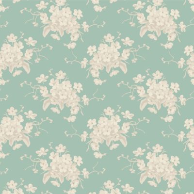 100581 FLOWER TEAL