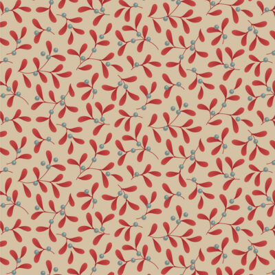 TILDA MISTLETOE RED