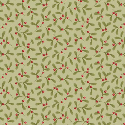 TILDA MISTLETOE PISTACHIO