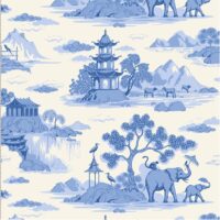 Tilda Something Blue 100670 Cottonview Cream