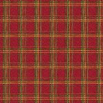 Star of Wonder Red Plaid Christmas