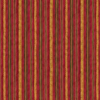 Star of Wonder Red Scroll Stripe