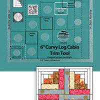 Creative Grids® Non-Slip 6″ Curvy Log Cabin Trim Tool