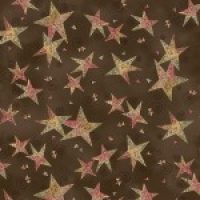 Brown Swirly Stars