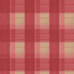 Red Cream Dobbie Plaid