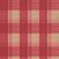 Red Cream Dobbie Plaid